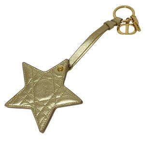 DIOR/ChristianDior - Gold Leather Hardware Bag Charm